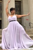 I was undecided and bought a few dresses for my wedding... this being one of them and I must say, I am so happy with this purchase. This dress was so beautiful, flowy and the color was perfect. I felt like a princess - floating on air! - Gretchen S.