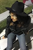 I find myself wearing this jacket more than my 180 dollar ZARA leather jacket. This jacket is lightweight and stretchy. Much more comfortable than my other leather jackets. I highly recommend this jacket if you live in Southern California, you can definitely wear this jacket through fall and winter. - Lucia B.