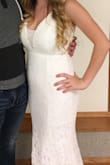 It fit great! It was great quality and I was super impressed. I wore it to a homecoming coronation and it looked beautiful. The only bad thing about it was that it fit a little too low for me in the front but still a great dress! - Abiah M.