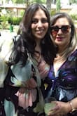 I really liked the model of the dress. It was a bit long, but the dressmaker could fix it easily. The material is very comfortable, you can move easily and it keep you cool. I 
wore the dress with pink sandals and earrings of the same color. - Camila A.