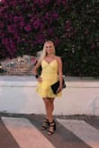 Can't get enough of this dress. Wore it to dinner in Sorrento, Italy. It's tight enough that you don't even need a strapless bra. I can't wait to wear it again! - Angela D.