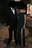 If you are planning on buying this dress DO it! It is absolutely stunning! It runs a little long but with some heels it isn't bad. It really fits like a gem and makes you feel beautiful. I ordered the green one and was iffy about it but when I tried it in I fell in love with it. I wore it to a black tie wedding. I received so many compliments - Silvia A.