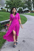 I was looking for a nice, flowy feminine dress and this was perfect match. It fit perfect on me, high quality. - Prachi J.