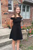 My daughter wore this dress to homecoming, everyone raved about and asked where it came from. I was surprised by the quality of the dress for the price. It was a thick material, not flimsy like I expected. I was a little disappointed in how the dress was shipped. It was folded in a plastic bag and pretty wrinkled when we got it. I would have preferred to have seen it in a box, but we have a hand held steamer and the wrinkles came right out. - Noelle V.