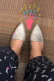 Love them! Super versatile- great for the office, a night out or something more casual! I usually wear a 7 but ordered an 8 based on other reviews and I'm glad I did- my heal would have been hanging off the back with a 7. - Sarah K.