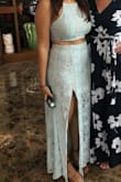 I bought it to wear during my wedding rehearsal lunch. I have a big bust, but it still fit really well and it was so flattering on me! I wore cute floral wedges with it and it was just the perfect oufit! LOVE LOVE LOVE it! - Izzy P.