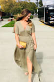 Wore this to a wedding. So comfy and perfect! Only thing was it was a little long. I had platforms on and still hit the ground. - Laurel V.