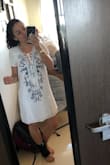 I LOVE it! The dress fits great and looks better then the picture. The Material does wrinkle very easily but it's a great dress. Wore it to a music award concert & got a ton of compliments. 10/10 would recommend. - Haley M.