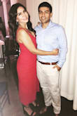 I wore this dress to a friends wedding and loved it! The fit is true to size I ordered a medium, but probably could have gone down a size since I do not have a bigger bust for an even more fitted fit! - Maria S.