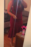 Loved this dress! Bought it for my rehearsal dinner. Great color for fall and winter. - Kate S.