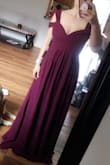 Love the dress. Super great quality. Had to have it hemmed about 5 inches but otherwise super happy with my purchase. - Cassandra H.