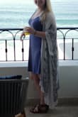 I got this dress in a Medium and will be exchanging it for a Large. I want this dress to be flowy and a little over sized. A Medium fits, just not loose enough for what I was looking for. The dress looks just like the picture, a little short (and i'm 5'2!). - Brooke M.