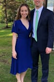 When I tried this dress on, I thought that it was absolutely beautiful and super flattering in person... but in photographs it just didn't look great. I also had to safety pin the top part of the dress to stop it from opening up and showing my bra. - Alison C.