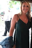 This was such a great dress and I got so many compliments!! Green is not as vibrant as pictured but I liked it better that it wasn't! Perfect for a late summer/fall wedding! - Megan G.