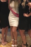Such a cute dress for bachelorette! Not see through and not too short! Love! - Kayla R.