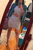 Got this dress for my birthday, it was amazing didn't think it was going to look as good as it did. It's a little short but it didn't bother me. Definitely a great dress! - Christina M.