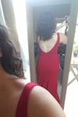 In all honesty it is a beautiful gown. I was looking for a guest dress and thought this would be perfect but in the end I decided to return it because it was more fitted than expected and I decided to go with another dress that wouldn't show my belly. - Xochilt P.