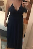 This dress was perfect in every way. The length was perfect and the neckline was so flattering even having a bigger bra size. The adjustable straps make it easy to adjust how low or high you want the neckline to be. I highly recommend this dress!!! - Cara S.