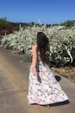 I'll be wearing this dress for my engagement party soon in Australia. It's lightweight and flows along curves nicely. - Alissa M.