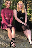My daughter wore these shoes for her homecoming dance and absolutely loved them.  She said they were very comfortable. I asked her how her feet were after the dance and she said fine. They didn't hurt her feet at all.  They looked gorgeous with her dress. - Tonya M.