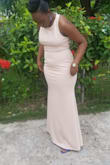 Well first thing is that I absolutely loved my dress. This was my first order and I would definitely buy again. The dress arrived on time, the fabric was perfect, nice quality. I wore it to my friends wedding, it was elegant and I felt pretty. I was impressed by Lulus.
The dress was a bit too long but I wore it as is. Thanks Lulus. - Tourian J.