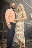 This dress was as cute as the picture was! The only recommendation is sizing down, I am usually a medium and the straps were just a little too long, making the wrap not fall right. With a little tweaking I made it work though! - Amy H.