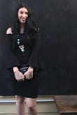 There was nothing about this dress that I disliked! I wore it for my bachelorette and loved that it made me feel sexy without sacrificing being modest. Material is nice and stretchy yet thick enough that it feels like it's hugging you. I can't wait to find an excuse to wear it again! - Kyra M.