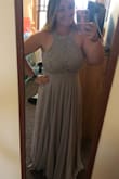I absolutely loved this dress! It's fits so perfectly in all the right places. I ordered an XL just to be safe and it great. I will be wearing it for a wedding I am in as a bridesmaid. - Alicia W.