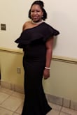 It was perfect it for to the tee with my 6 inch heels. I wear a size 10 and got a large. - Danielle M.