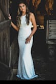Ordered this dress for a last minute wedding ceremony I needed something simple, beautiful, and elegant and this did the trick! It fit perfectly! I am a little tall and the length was perfect for me! Absolutely loved it and it turned out amazing in my wedding photos! - Cara D.