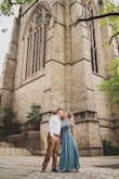 It fit really nice. I'm wearing it to my engagement photos. I did get a medium. The only part was the bust can be a little tight, but the bottom fit perfectly! - Leticia O.