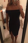 Really love this dress. It's a great structured material that's very flattering. I will be wearing to a wedding!! - Madeleine J.