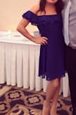 Bought this dress for a wedding and got so many compliments! Fits slightly large but is comfortable and flattering. I purchased the blue color and it is just as it looks on the model! - Kerri L.