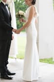 Wore it as a wedding dress for our small outdoor wedding! Loved it! So comfortable and I felt great in it. Length was perfect with almost 3" heels. - Dina L.