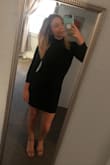 This dress is amazing! It hugs your curves in all the right places and the high quality fabric smooths out any minor rolls or dimples. Perfect for a fall date night. - Ashlea P.