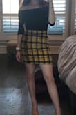 I was somewhat nervous because I'm smaller chested but have broader shoulders; however, this simple top is so comfy and flattering! I ordered it for a concert and cannot wait to wear it! - Haley H.
