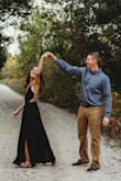 I ordered this dress last minute for out engagement session because I really was not feeling my other options that had patterns. It was absolutely perfect! - Haley L.