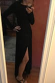Love love love this dress. Elegant sexy and cozy, it drapes wonderfully and fits perfectly. Compliments galore! - Cynthia P.