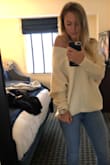 This is the perfect "over sized" without being too over sized sweater. A must have (even for short girls.) Fits like the picture and is warm! - Courtney B.