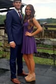 Wore this dress to a wedding and I loved it!! I ordered an XS and it fit perfect! It was wrinkly when I got it due to being in the package but I just got it steam pressed at dry cleaners and it fixed it right up! Great material, just like every other dress I have ordered from here! - Alyson P.