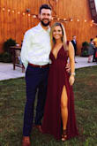 Was a little long but I'm also very short. I got it hemmed but it turned out perfect :) - Natalee H.