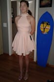 Great dress, fit her perfectly! I was happy with her choice as a mother fingers crossed no one has same dress we may order in a different color! - Trena B.