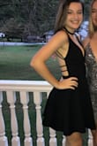I loved my dress! I thought that the straps might be too tight because I have large shoulders but they actually fit great! It was a little big in the bust but it wasn't too revealing. It was very comfortable material and is slightly stretchy. Overall I loved this dress! - Jessica L.