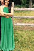Super long
I bought the exact size but ordered early enough to cut the hem because it was too long. Dress has so much cloth extra. - Raquel T.