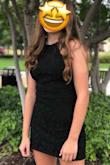 Bought this dress for my homecoming dance and it was absolutely perfect. I was skeptical as I heard Lulu's had bad quality, but the quality was awesome. Only thing I would change is the tightness of the dress as it was not as tight as I thought it would be. - Maya H.