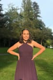The small was TOO small, I then had to order a medium, which was too small. Had to return the small and medium. I ordered a Large at the same time as the Medium to make sure that my daughter would have the dress that she wanted which was more $$$. Finally the Large was the one!!!! - Melissa H.