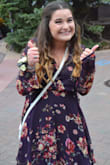 I love this dress. I ordered it for my senior year homecoming and it worked out perfectly. It's not a stretchy material and the zipper can be a little weird, but overall it's a great dress and worth the money. - Shannon B.