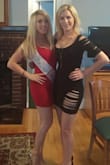 I purchased this dress for my bachelorette party and it fit me like a glove! Great material, color, & style. Loved it so much I purchased a black one for my friends bachelorette! Runs a little small so I got an XS but I like my dresses form fitting! Fun sexy and cute dress! Highly recommend - Melissa B.