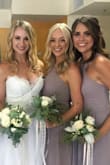 Wore this as a the maid of honor for my best friends wedding. 
Super pretty, comfortable and looked great on everyone. 
Simple yet stunning. And this color was great for a wedding. 
Highly recommend (and I am very picky in these regards). - Crystal L.
