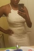 Perfectly priced dress that is more beautiful in person. Can't wait to wear on my wedding day! <3 - Tamara F.